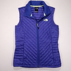 The North Face Kayla Quilted Vest Womens S Small Lightweight Tech Purple EUC!